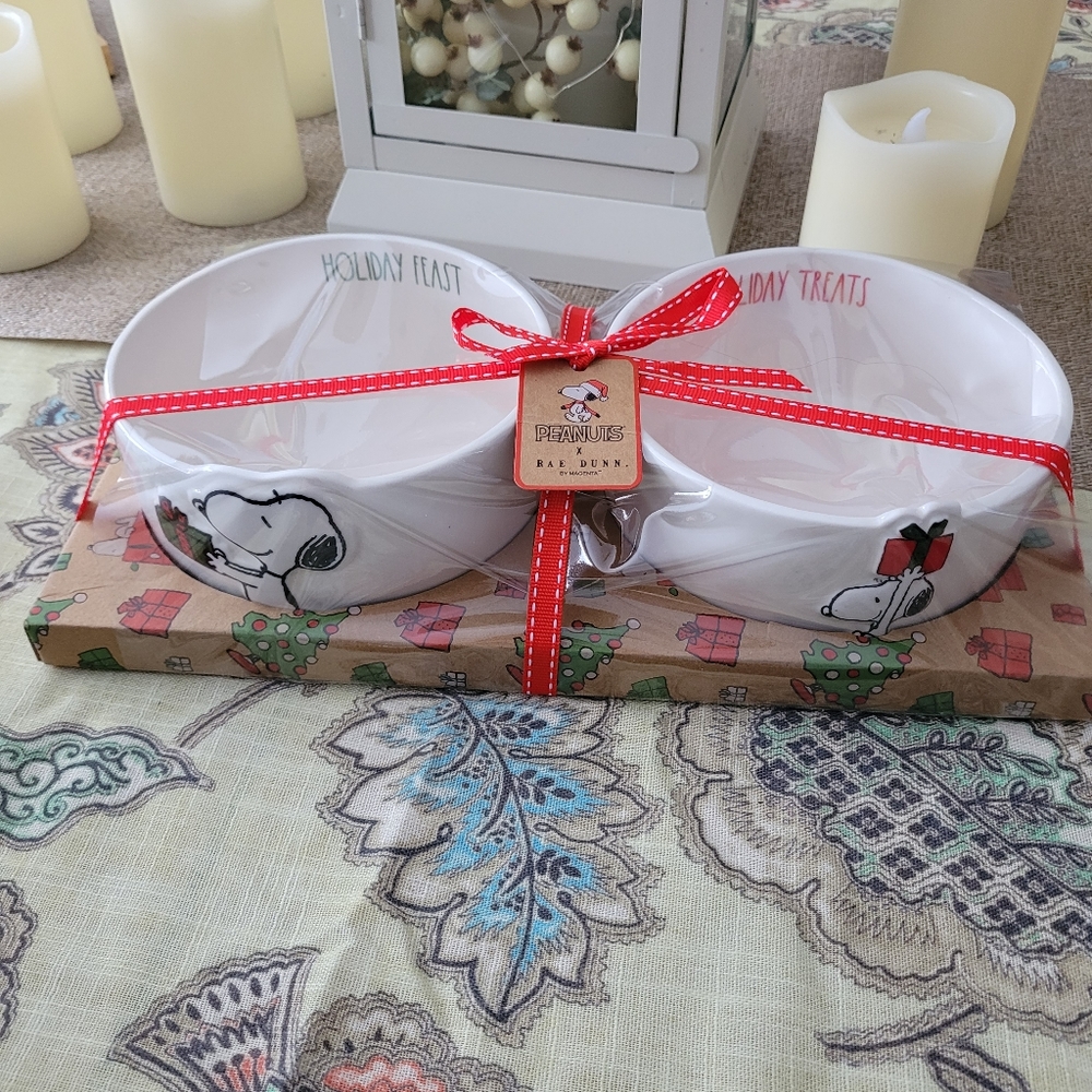 Peanuts Snoopy Holiday Pet Bowls